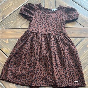 Leopard Print Kids Dress